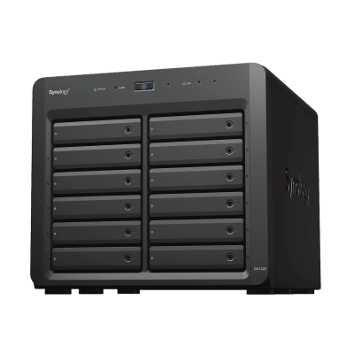Unidad de Expansión Synology DX1222 | 12 Bahías para HDD/SSD SATA 3.5" o 2.5" | Intercambio en Caliente | Puerto Mini-SAS HD | Garantía de 5 Años.