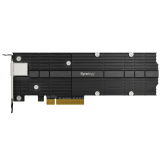 Adaptador Combinado SSD M.2 y 10 GbE | PCIe 3.0 x8 | 2 Ranuras NVMe M.2 22110/2280 | Puerto 10GBASE-T RJ45 | Autonegociación 10/5/2,5/1 Gbps | Compatible con SSD NVMe SNV3000.