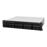 Servidor de Almacenamiento en Red Synology RackStation RS1221RP+ | 8 Bahías | Expandible a 12 Bahías | CPU AMD Ryzen V1500B | 4 GB DDR4 ECC | RAID Soportado | 10/25GbE | Virtualización Certificada | Protección de Datos Integral