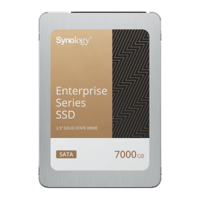 SSD SATA de 2,5" Serie Enterprise | 7000 GB | Alto Rendimiento Estable | Resistencia Empresarial | Protección de Datos Integral | Análisis de Vida Útil | Compatibilidad con Synology DSM | Garantía de 3 Años.