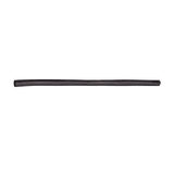 Tubo Termoencogible (Termofit) Negro de 1.2 m, 1" de Diámetro, Reduce de 2:1, Poliolefina.
