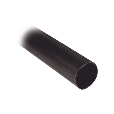 Tubo Termoencogible (Termofit) Negro de 1.2 m, 1.5" de Diámetro, Reduce de 2:1, Poliolefina.