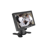 Monitor 7" TFT-LCD ideal para colocar en vehículos o DVR/NVR. Entradas de video HDMI, VGA y RCA (CVBS)