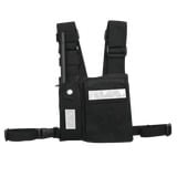 Pechera Universal Sin Logo con Soporte para Radio y Bolígrafo más Bolsa con Cinta Adherente para su Seguridad.