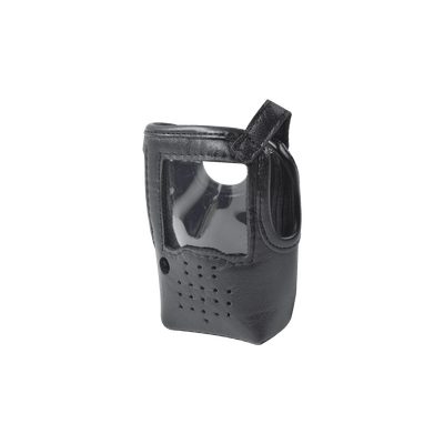 Funda Reforzada de Piel con Resistentes Correas y Fácil Acceso para Radios IC-F52/62.