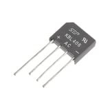 Puente Rectificador de Silicio, 4 Amp. 600 Volt, Fase Sencilla, Encapsulado KBL.