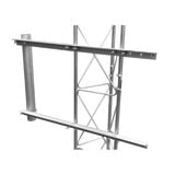 Brazo para Torre Arriostrada de Ángulo para tramos de 30, 35 y 45 cm de ancho.