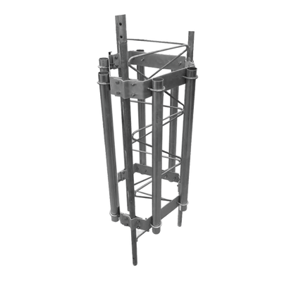 Herraje para 6 antenas sectoriales compatible con tramo STZ45G.