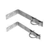 Juego de 2 Herrajes de Pared para Sujeción de Mástil (1-1/4" a 2")