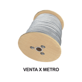 Cable de Retenida de 1/8" de Acero Galvanizado 7 Hilos (Venta por Metro).
