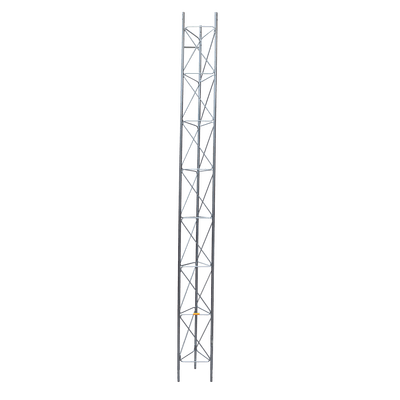 Tramo de Torre Arriostrada de 3m x 45cm, Galvanizado por Electrólisis, Hasta 60 m de Elevación. Zonas Secas.