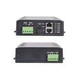 Controlador Solar POE, Entrada 12 Vcc Hasta un Panel Solar de 125 Watts, Salida PoE Pasivo en 24 Vcc Hasta 20 Watts Máximo.