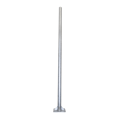 Poste de Acero Galvanizado para Videovigilancia, 3 m de altura.