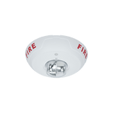 Sirena con Lámpara Estroboscópica, Montaje en Techo, Nivel de Candelas Seleccionable, Color Blanco, Nuevo Diseño Moderno y Elegante y Menor Consumo de Corriente