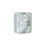 Caja de Montaje en Pared para Bocina y Bocina con Lampara Estroboscopica, Color Blanco