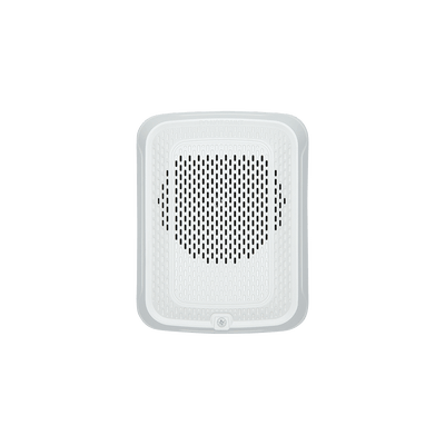 Bocina para Montaje en Pared, Color Blanco, Nuevo Diseño Moderno y Elegante y Menor Consumo de Corriente