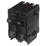 Interruptor automático enchufable tipo QP 2 polos, 100 amp