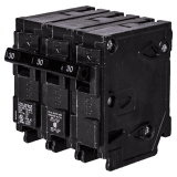 Interruptor automático enchufable tipo QP 3 polos, 30 amp