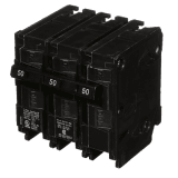 Interruptor automático enchufable tipo QP 3 polos, 50 amp
