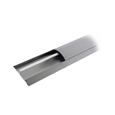 Ducto de media caña de aluminio, tramo de 2.5m de largo (8801-80300)