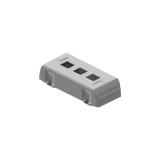Porta equipamiento linea X Keystone para canaleta DX10000.00