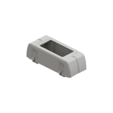 Porta equipamiento linea X rectangular para canaleta DX10000.00