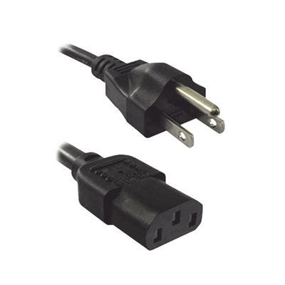 Cable de poder para contacto empotrable TH-CDE-USB-N, 10 A, 125 V
