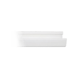 Canaleta blanca de PVC auto extinguible, con 2 plataformas, 4 cinthos TH 190, 2 thornillos 10 x 1 1/2&rdquo;, 2 thorquetes TP2X. (9001-01250)