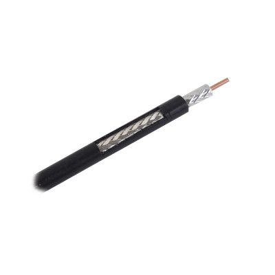 RG-8X, Metro de Cable Coaxial de Baja pérdida, Malla de Aluminio, Conductor Central de Cobre, 50 Ohms