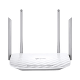 Router Inalámbrico doble banda AC, 2.4 GHz y 5 GHz Hasta 1200 Mbps, 4 antenas externas omnidireccional, 4 Puertos LAN 10/1000 Mbps, 1 Puerto WAN 10/1000 Mbps