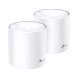 Kit 2 Routers Inalámbricos MESH Interior para Hogar / Doble Banda Wi-Fi 6 AX1800 Mbps / 2 Puerto Gigabit WAN/LAN / 2 Antenas Internas / Administración Mediante la App Deco (iOS, Android) / Protección HomeShield