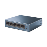 Switch de escritorio Gigabit de 5 puertos 10/100/1000Mbps, carcasa metálica