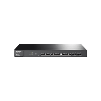 Switch Smart JetStream Gigabit L2, 12 Puertos 10GBase-T y 4 Ranuras SFP+