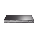 Switch Core JetStream administrable capa 3, 48 puertos RJ45 Gigabit, 4 puertos SFP, hasta 4 ranuras SFP+, apilamiento de hasta 8