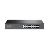 Switch no administrable de 16 puertos 10/100 Mbps de escritorio y para montaje en rack