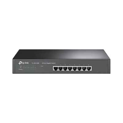 Switch de escritorio 8 puertos 10/100/1000 Mbps