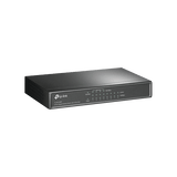 Switch Gigabit PoE+ no administrable de 8 puertos 10/100/1000 Mbps, solo 4 puertos PoE, para escritorio
