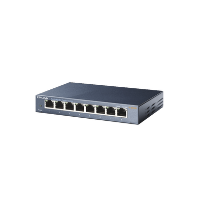 Switch Gigabit no administrable de 8 puertos 10/100/1000 Mbps