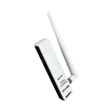 Adaptador USB inalámbrico de alta ganancia N 150 Mbps 2.4 GHz con 1 antena desmontable de 4dBi