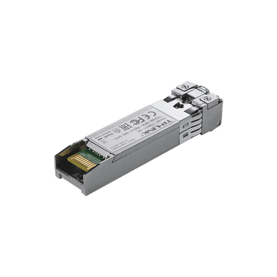 Transceptor mini-GBIC SR-SFP+ duplex Multimodo 10 G base, Distancia hasta 300 M, conector LC
