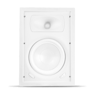 Speaker In-Wall TruAudio Ghost Series | 2 Way | Woofer 8in Polipropileno Blanco | Tweeter 1in | Potencia 5-125 W | Impedancia 8Ω | Rango de Frecuencia 40-20kHz | Sensibilidad 90dB