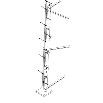 Escalera de 3 m Tipo Perno con Sección Soldada para Torres SUPER TITAN Secciones 13 a 21.