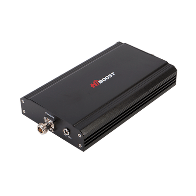 Amplificador de señal celular de banda sencilla, especial para las tecnologías 3G o 2G, cubre áreas de hasta 1200 metros cuadrados. Amplifica la banda de frecuencia de 850 MHz (Banda 5) con una ganancia máxima de 60 dB.