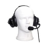 Auriculares con orejeras acolchonadas de gel con micrófono flexible con cancelación de ruido para radios Motorola (MOTOTRBO?) XPR6500/ XPR6550/ DGP-4150/ DGP-6150/ APX 1000/2000/4000