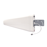 Antena logarítmica de banda ancha para exterior, ganancia de 11 dBi, conecto N-hembra, rango de frecuencia (806-960 / 1710-2700 MHz)