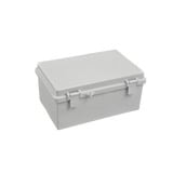 Gabinete Plástico para Exterior (IP65) de 150 x 220 x 105 mm Cierre por Broche.