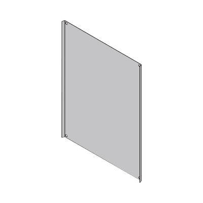 Placa Interior Trasera Metálica para Gabinete TXG-0149