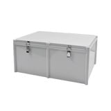 Gabinete Plástico para Exterior (IP65) de 560 X 380 x 265 mm Cierre por broche.