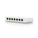USW Ultra Switch de 8 Puertos GbE (7 Puertos PoE+ y 1 Puerto Entrada PoE++) con Opciones de Montaje Versátiles