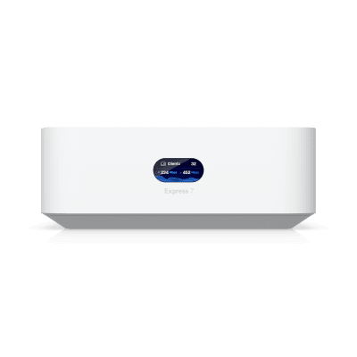 UniFi Express UX7 Cloud Gateway Compacto con WiFi 7, Ejecuta UniFi Network, Alimenta una Red Completa o Funciona como Punto de Acceso